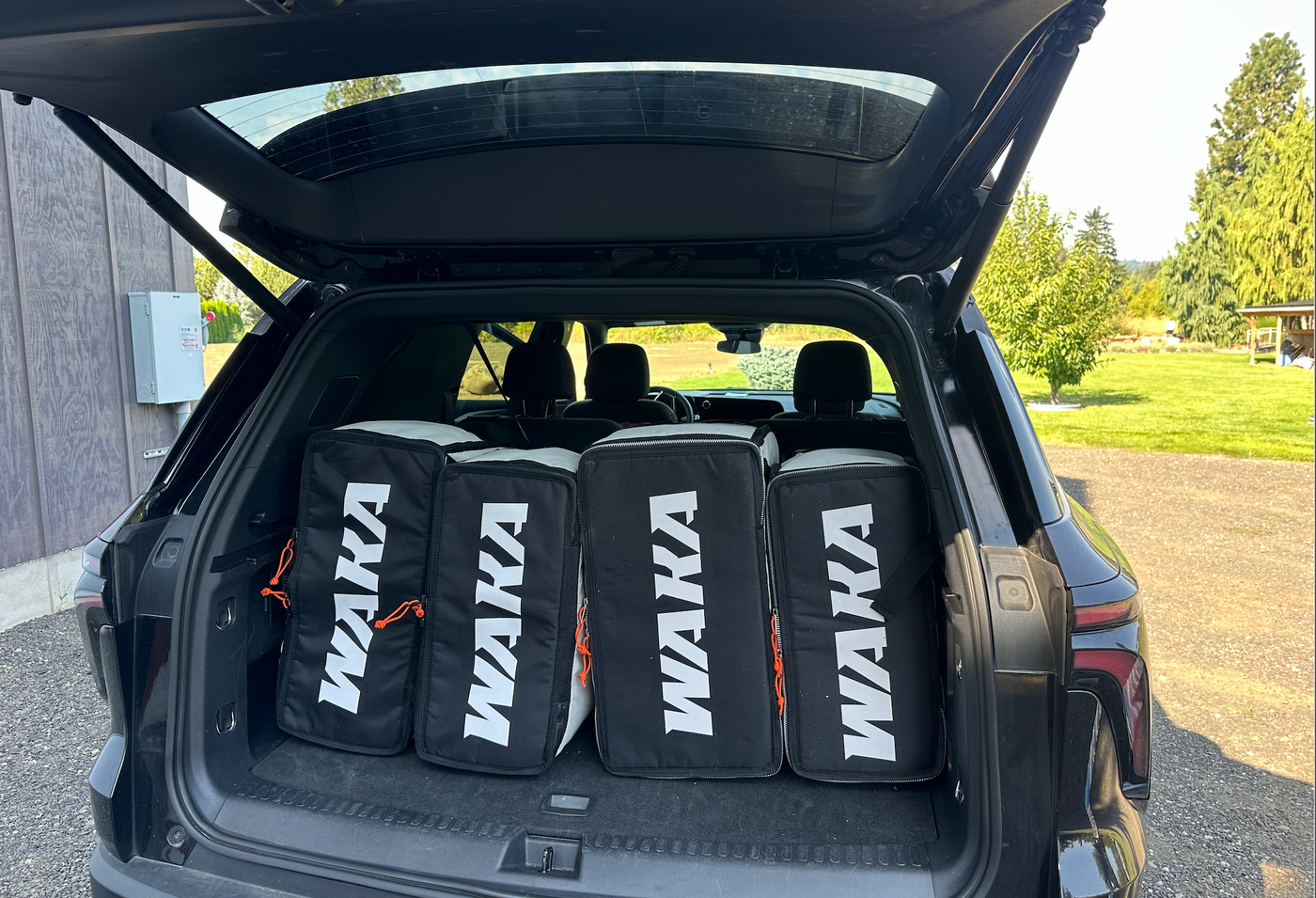 The boot of the car