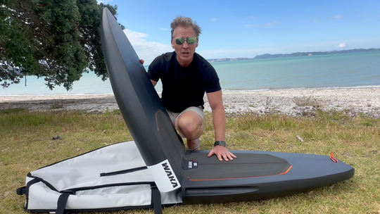 First Look: The New WAKA Glide Mid-Length Folding Foil Board