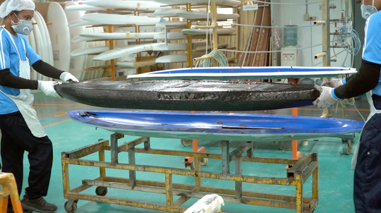 Production Has Begun: First Waka Glide Boards Roll Off the Line in Thailand
